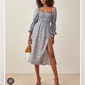 Hot item ! Reformation Hyland Linen Dress Size S Color Grazia